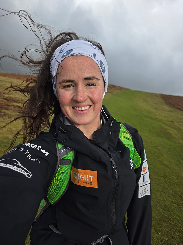 Annasley out on the hills